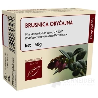 HANUS BRUSNICA OBYČAJNÁ LIST