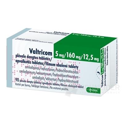 Valtricom 5 mg/160 mg/12,5 mg