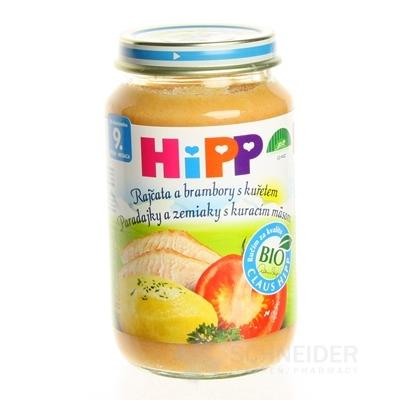 HiPP Príkrm Paradajky, zemiaky a kura