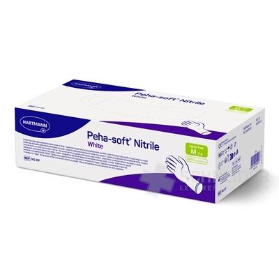 Peha-soft nitrile white M vyšetrovacie rukavice