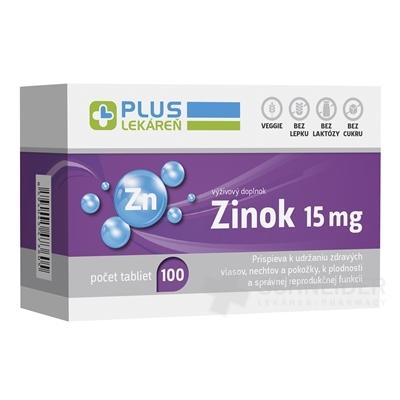 PLUS LEKÁREŇ Zinok 15mg