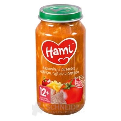 Hami príkrm Makaróny s duseným bravčovým,