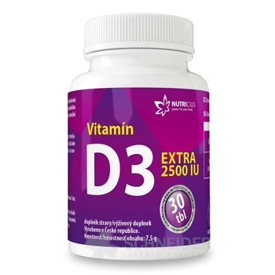NUTRICIUS Vitamín D3 EXTRA 2500 IU