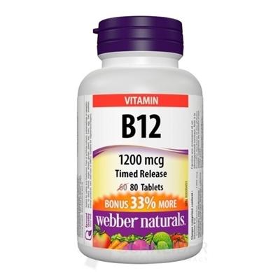 Webber Naturals Vitamín B12 1200 mcg