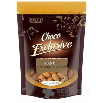 POEX Mandle v mliečnej čokoláde a škorici