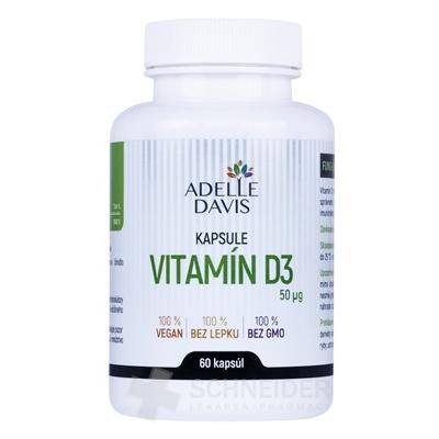 Adelle Davis VITAMÍN D3 50 mcg