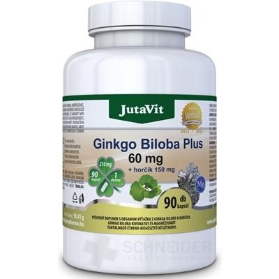 JutaVit Ginkgo Biloba Plus 60 mg + horčík 150 mg