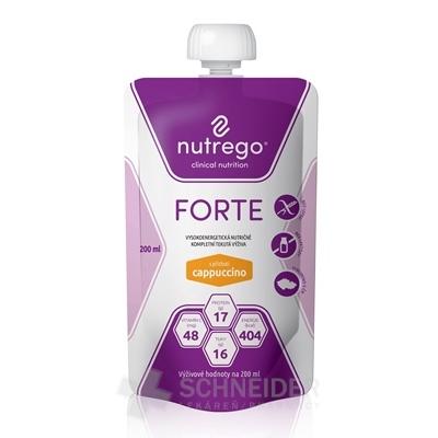 Nutrego FORTE s príchuťou cappuccino