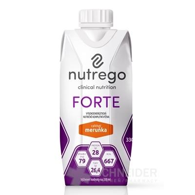 Nutrego FORTE s príchuťou marhuľa