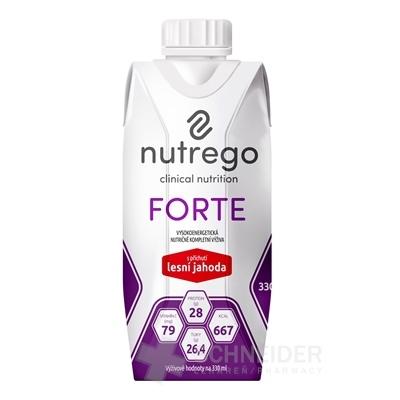 Nutrego FORTE s príchuťou lesná jahoda