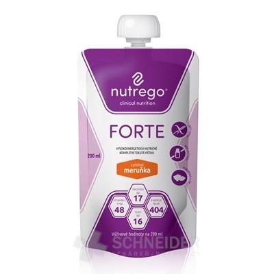Nutrego FORTE s príchuťou marhuľa