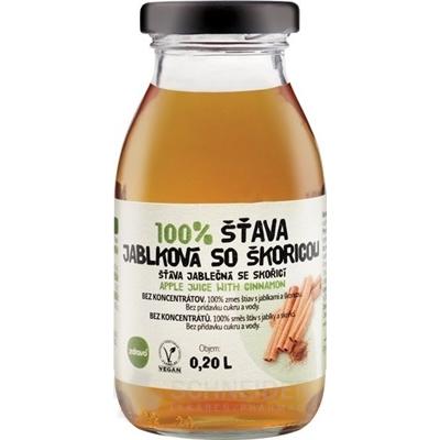 zdravo 100% ŠŤAVA JABLKOVÁ SO ŠKORICOU