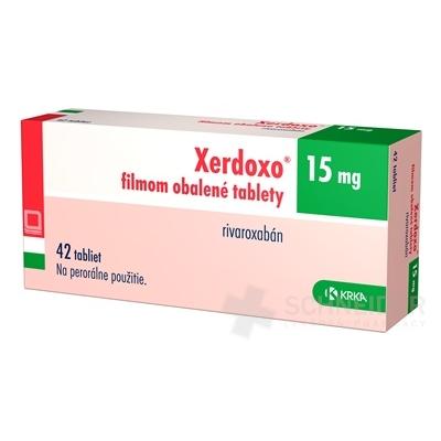 Xerdoxo 15 mg filmom obalené tablety