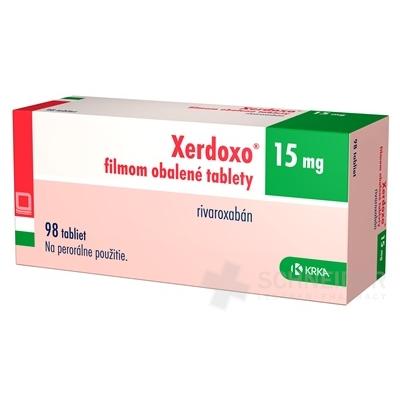 Xerdoxo 15 mg filmom obalené tablety