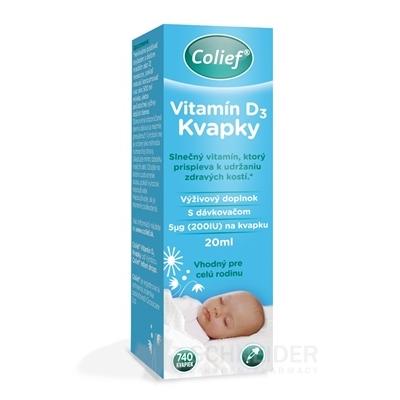 Colief Vitamin D3 Kvapky