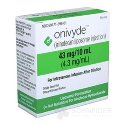 ONIVYDE pegylated liposomal 4,3 mg/ml