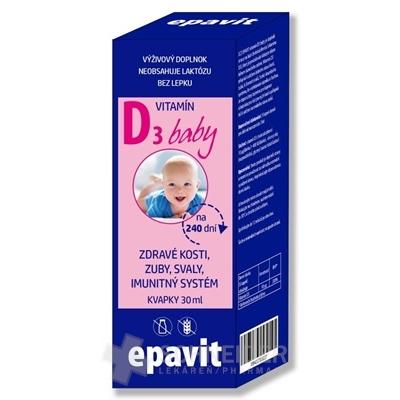 EPAVIT Vitamín D3 baby pre deti