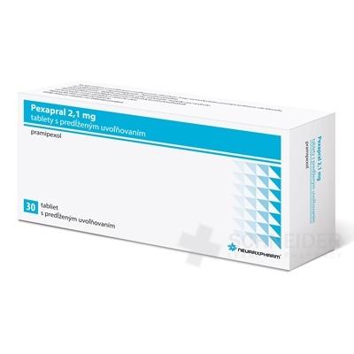 Pexapral 2,1 mg tablety s predĺženým uvoľňovaním