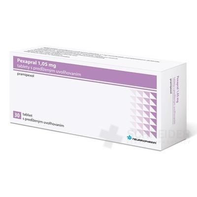 Pexapral 1,05 mg tablety s predĺženým uvoľňovaním