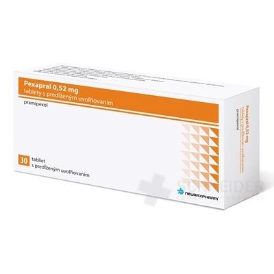 Pexapral 0,52 mg tablety s predĺženým uvoľňovaním
