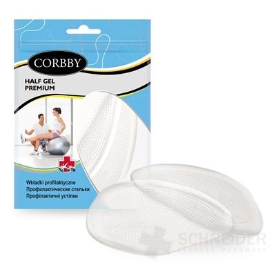 CORBBY Špičky gélové do lodičiek samolepiace