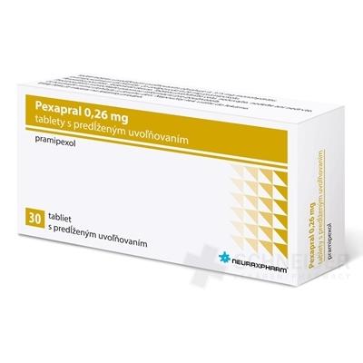 Pexapral 0,26 mg tablety s predĺženým uvoľňovaním