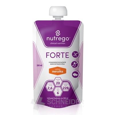 Nutrego FORTE s príchuťou marhuľa