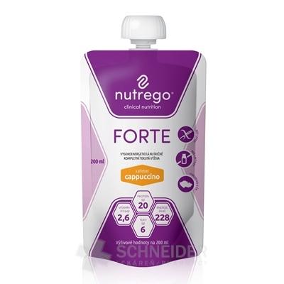 Nutrego FORTE s príchuťou cappuccino