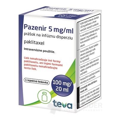 Pazenir 5 mg/ml prášok na infúznu disperziu