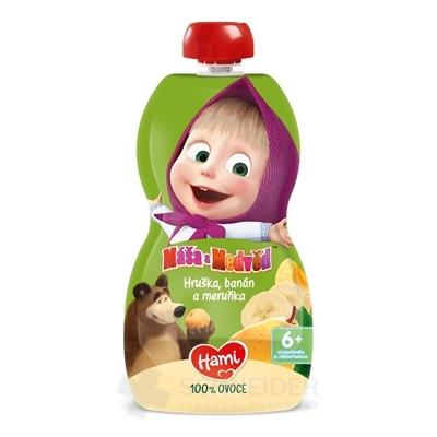 Hami Máša a medveď kapsička Hruška,banán a marhuľa