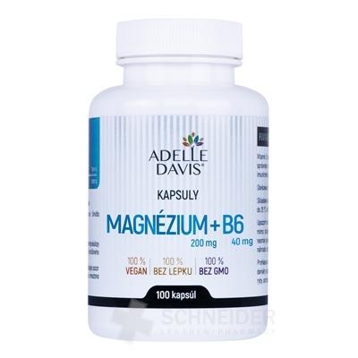 Adelle Davis Magnézium (200 mg) + B6 (40 mg)