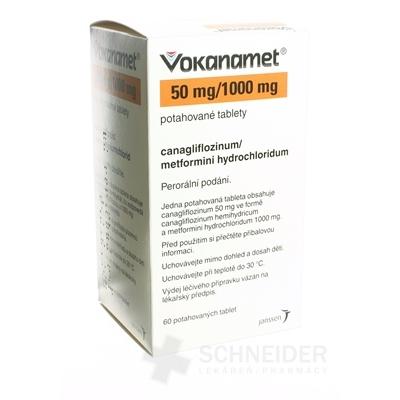Vokanamet 50 mg/1000 mg filmom obalené tablety