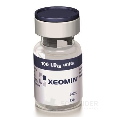 XEOMIN 100 jednotiek prášok na inj.roztok