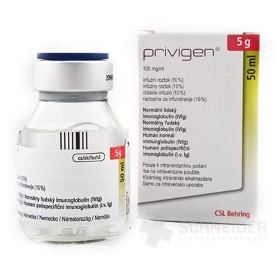 Privigen 100 mg/ml infúzny intravenózny roztok