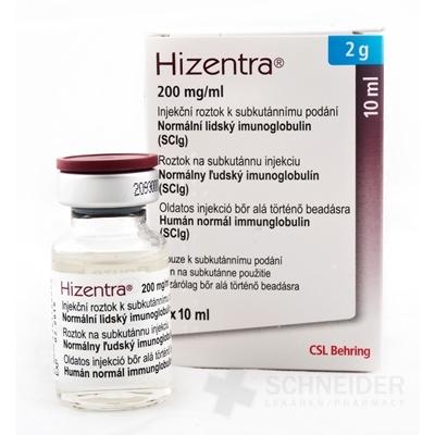 Hizentra 200 mg/ml roztok na subkutánnu injekciu