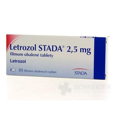 Letrozol STADA 2,5 mg filmom obalené tablety