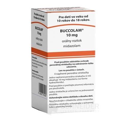 BUCCOLAM 10 mg orálny roztok