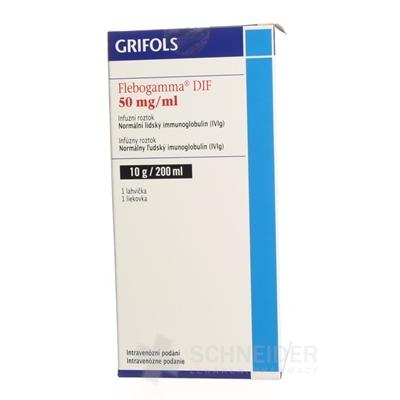 Flebogamma DIF 50 mg/ml infúzny roztok