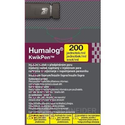 Humalog 200 jednotiek/ml, injekčný roztok
