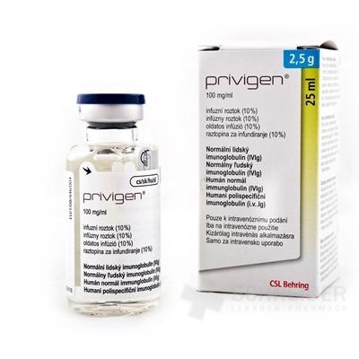 Privigen 100 mg/ml infúzny intravenózny roztok