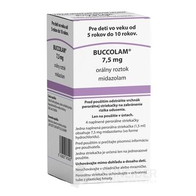 BUCCOLAM 7,5 mg orálny roztok