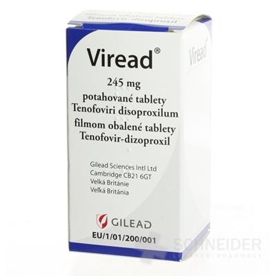 Viread 245 mg filmom obalené tablety