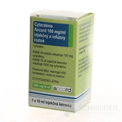 Cytarabine Accord 100 mg/ml injekčný a inf.roztok