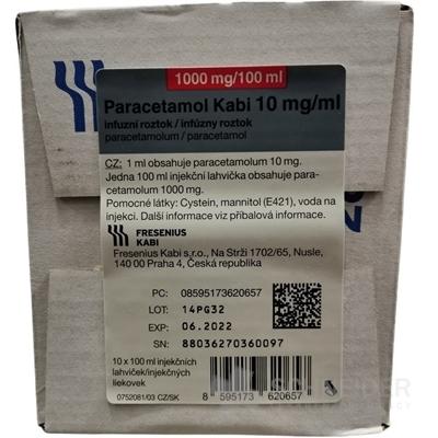 Paracetamol Kabi 10 mg/ml
