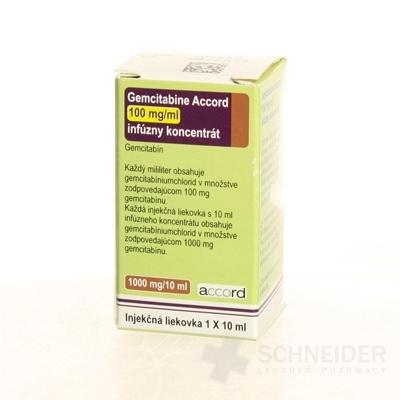 Gemcitabine Accord 100 mg/ml infúzny koncentrát