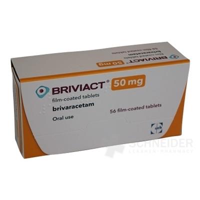 Briviact 50 mg filmom obalené tablety