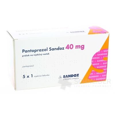 Pantoprazol Sandoz 40 mg prášok na injekčný roztok