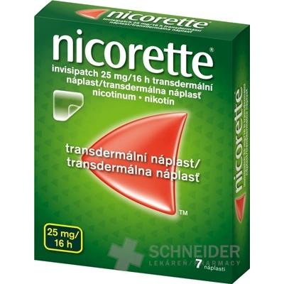 Nicorette® invisipatch 25 mg/ 16 h transdermálna náplasť