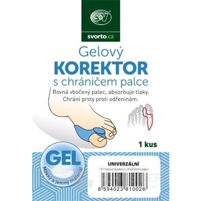 svorto Gélový KOREKTOR s chráničom palca 131