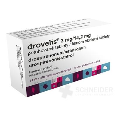Drovelis 3 mg/14,2 mg filmom obalené tablety
